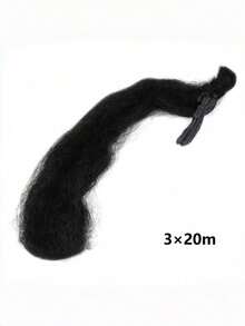 1 Pc Set Of Bird Net, Plastic/Nylon Bird Repellent Net, Trap For Protecting Crops, Ponds, Fishing Nets, Fruit Trees, Flowers, Gardens, And Pest Control Tools. - Black - View 6