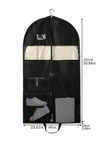 Túi đựng vest du lịch và cất giữ trong tủ quần áo, túi treo đựng quần áo có đáy mở rộng cho quần áo, áo sơ mi, áo khoác, áo choàng, túi đựng vest du lịch, túi treo đựng vest chịu lực cao với nhiều ngăn lưới lớn, vỏ bọc vest để cất giữ quần áo trong tủ quần áo khi đi du lịch, túi đựng vest du lịch kèm túi đựng vest. - Nhiều màu - Xem 5