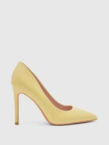 CUCCOO BIZCHIC New Fashion Pointed Toe High Heel Pumps For Women Spring Shoes Spring Break Easter For Christmas Spring Shoes - Light yellow - View 2