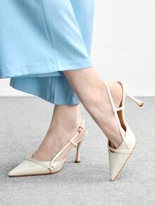 CUCCOO BIZCHIC Women's High-Heeled Shoes - White - View 3