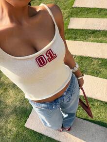 Muchica Women's Summer Vacation Casual Knit Camisole - Multicolor - View 5