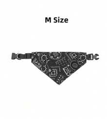PETSIN 1 pieza Pañuelo triangular ajustable para mascotas perros y gatos, lavable, tipo bandana, collar, babero, decoración para el cuello de gatos, disfraz para fiestas de cumpleaños - Multicolor - Ver 14