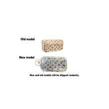 1 件水豚铅笔袋，可爱卡通翻盖，透明正面多口袋，牛津布收纳袋，大容量多功能学生文具，可爱多功能收纳袋，铅笔袋，化妆包，适用于学校、文具、节日礼物、学校礼物、返校、学校用品