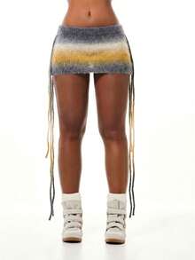 SUMWON WOMEN Women Sweater Skirts - Multicolor - View 1