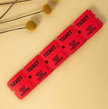 100/200张抽奖券、双人券、活动门票、入场券、班级奖励、筹款活动和幸运抽奖 - 彩色 - 查看 22