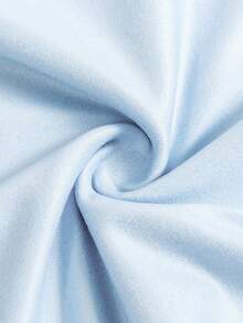 SHEIN Playful Pals 3 Pack Baby Boys Cute Casual Outfits Cartoon Elephant Animal Graphic Print Blue White Striped Pattern Solid Color Long Sleeve Envelope Neck Bodysuits Romper One Piece Jumpsuit Tops Soft Stretchy Infant Daily Playwear Clothes Shower Gift Spring Autumn - Baby Blue - View 5