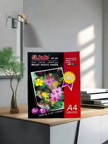 20 Pcs 240 Gsm Single-Sided Glossy Photo Paper - White - View 1