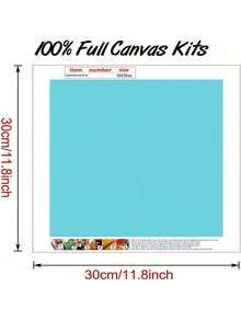 1 Set 30x40cm/11.8x15.7 Inch DIY Diamond Painting Kit, Frameless, Beautiful Scenery, Mixed Colors, Landscape Theme, All Seasons, Suitable For Home Decor, Living Room, Entryway, Bedroom And Lovely Artwork - Multicolor - View 12