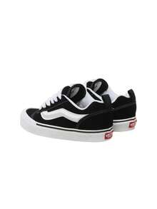 Vans Knu Skool Women's Shoes Black VN0009QC6BT1 - Black / White - View 4