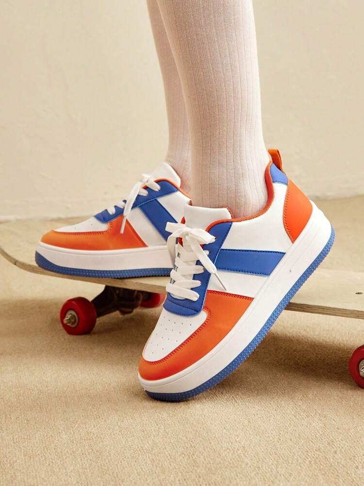 CUCCOO EASI Fashionable Platform Lace-Up Casual Shoes For Women With Waterproof Toe, Autumn & Spring For New Year Holiday Vibe Fall And Winter Tainers