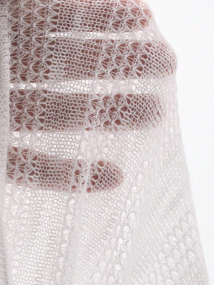 Lace Patchwork Raglan Sleeve Loose Long Sleeve Women Casual Top/Loungewear