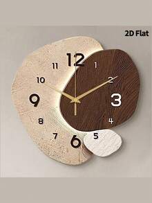 1 PIEZA Reloj de pared decorativo abstracto y creativo, movimiento de cuarzo súper silencioso, sin tic-tac, adecuado para decorar relojes en salas de estar, dormitorios, oficinas, restaurantes y cafeterías, regalo decorativo perfecto para amigos y familiares, decoración del hogar, decoración de la habitación - 1pc - Ver 4