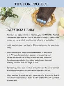 20Pcs 50Gram Tape In Hair Extensions Human Hair 18 Inch Remy Hair Extensions Color 1 Jet Black Fashion Tape In Extensions, Tape In Human Hair Extensions Add Length For Wedding - S1 - View 9