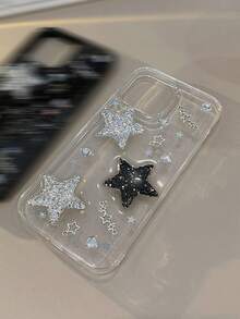 Funda de teléfono con decoración de estrella compatible con teléfono, resistente al agua, a los golpes y a los arañazos - Multicolor - Ver 6