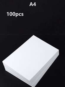 20/100张 250gsm 厚双面哑光硬纸板 白色 黑色 牛皮色 A4 (8.26*11.69 英寸) 素描绘画 彩色铅笔 手工 DIY 厚硬纸 - 250 gsm - 查看 5