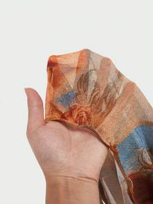 FeverCity Men's Graphic Print Sexy Bodysuit Graphic Print Bodysuit Long Sleeve Bodysuit Renaissance Print Bodysuit Men Bodysuit Mesh Bodysuit Printed Bodysuit Graphic Bodysuit - Multicolor - View 8