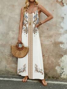 EMERY ROSE Đầm hai dây dài nữ co giãn thoải mái, thích hợp cho kỳ nghỉ hè, đi biển. - Nhiều màu - Xem 4