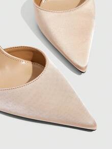 CUCCOO SZL Women's Fashion Pointed Toe Ankle Strap Stiletto High Heel Pumps, Suitable For Commuting, Dating, Party, Wedding And Other Occasions Valentine's Day Spring Shoes - Sardine Champagne - View 9