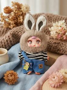 POKOJA LAND Caja ciega con diseño de conejo, con diseños faciales exquisitos y decoraciones de ropa hermosas. Se puede regalar a familiares y amigos. (Sin relleno de peluche), adecuado como regalo para amigos - Marea juega caja ciega - Ver 9