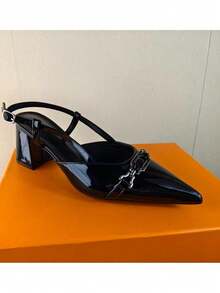 CUCCOO BIZCHIC Sandalias de tacón alto versátiles con talón grueso para damas - Negro - Ver 6