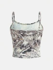 3件套少女印花针织吊带背心，休闲时尚，百搭，适合派对、郊游、与朋友拍照、公园、露营、度假、日常穿着。 - 彩色 - 查看 6