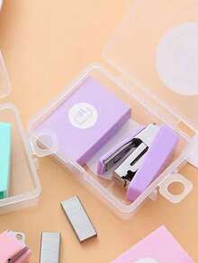 1PC/3Pcs Super Small Cute Stapler With Staple, School Supplies,Small Gifts For Friends And Classmates, ,Back To School, Christmas - Multicolor - View 6