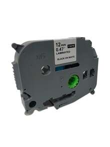 1 件 TZe-231 12 毫米标签带兼容兄弟 TZe 胶带 TZe231 Tze131 Tze-631 Tze-531 Tze-731 Tze-431 适用于兄弟标记 PTD450 TZ-White-Label 胶带 231 131 层压胶带 631 431 531 标签色带兼容兄弟 PT-H110 标签机随机发送回学校