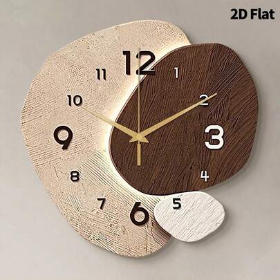 1 chiếc đồng hồ treo tường trang trí trừu tượng sáng tạo, máy thạch anh siêu êm, không tiếng tích tắc, thích hợp để trang trí phòng khách, phòng ngủ, văn phòng, nhà hàng và quán cà phê, món quà trang trí hoàn hảo cho bạn bè và gia đình để trang trí nhà cửa và phòng ngủ.