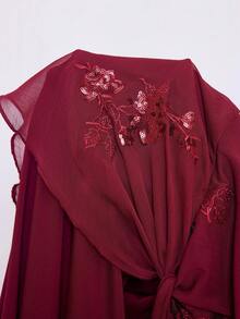 Ellevyn Women's Elegant Party Sequin Embroidery Twist Dress Valentines Day Dress Valentine's Day Valentine Outfits For Women   Bridesmaid Dress Wedding Guest Dress For Women  Wedding Guest Dress  Wedding Party Dress  Weddings & Events  Birthday Outfit For Women   Spring Outfit Women Summer Outfits   Jalabiya  Dress   Red Dress For Women