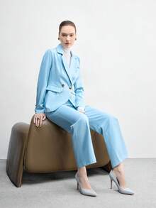 CUCCOO BIZCHIC New Fashion Pointed Toe High Heel Pumps For Women Spring Shoes Spring Break Easter For Christmas Spring Shoes - Light blue - View 6