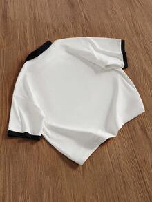 TOKVUE 男士Polo衫 - 米色 - 查看 2