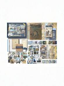 Sweet Moments Stationery Gift Set, Including Notebook, Stickers, Washi Tape, Pen, Birthday, Ins Style Gift - Multicolor - View 16