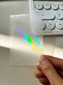 61x91毫米，50个哑光卡套，CPP激光雕刻心形全息明信片。3英寸顶部开口卡套。返校季。 - 彩色 - 查看 7