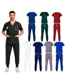 Men's Uniform | Scrub Type Surgical Bag For Use - 黑色 - 查看 8