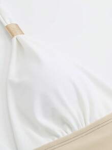 Swim Oasis 2026 New Spring/Summer 2pcs Women Swimsuit, European & American Style Halter Backless Beach Vacation Swimwear Set - Multicolor - View 7