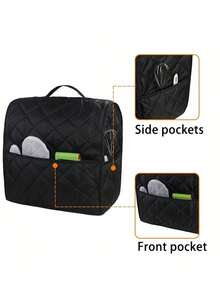 1pc, Stand Mixer Cover For KitchenAid, Mixer Dust Proof Cover With Accessory Storage Pockets And Handles, Fits All Tilt Head & Bowl Lift Models - Multicolor - View 4