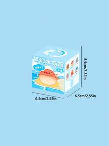 POKOJA LAND 1件梦幻水族箱木制鱼木鱼盲盒创意桌面摆件办公室装饰禅意冥想工具减压礼物成人收藏 - 彩色 - 查看 5