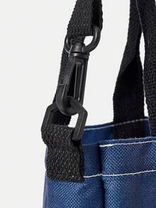 HARRY POTTER X SHEIN Women's Fashionable One-Piece Shoulder Bag, Printed Shoulder Bag With Adjustable Shoulder Strap, Women's Casual Commuting Shoulder Bag - Navy Blue - View 6