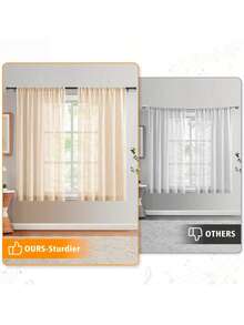 黑色可调节伸缩窗帘杆套装，含支架，16毫米直径金属杆，现代简约风格，适用于轻薄纱窗帘，可用于浴室、厨房、咖啡厅等场所，安装简便，适合家居装饰、公寓和客厅。 - 彩色 - 查看 8