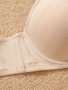 DesireSculpt 3pcs/Set Soft & Comfortable Wireless Supportive Everyday All-Match Bras - Multicolor - View 3