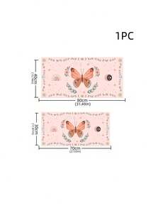 1 片装游戏鼠标垫，带防滑橡胶底座，适用于办公室、电脑、键盘、笔记本电脑和家用桌面。 - 彩色 - 查看 2