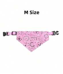 PETSIN 1 pieza Pañuelo triangular ajustable para mascotas perros y gatos, lavable, tipo bandana, collar, babero, decoración para el cuello de gatos, disfraz para fiestas de cumpleaños - Multicolor - Ver 7