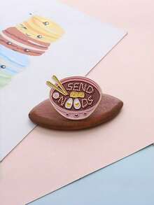 Joivida 1pc Cute Cartoon Brooch, Fun And Versatile Personalized Emblem, Japanese-Style Brooch/Backpack Accessory. - Multicolor - View 7