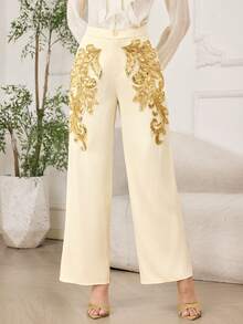 Modelyn 女裤 - 杏色 - 查看 4