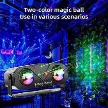Emslaser Party Light Disco Ball Light Dj Light Disco Light Ocean Light Star Light Projector Dance Light Sound Activated With Remote Control Stage Light Strobe Light For Parties KTV Christmas Halloween Decor - Double Magic Ball Laser Light - USB or other DC connection - View 8