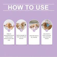 1pc/2pcs Pet Cleaning Mousse, Deodorizing Foam, Perfect For Cats And Dogs' Bodies And Fur, Easy-To-Use, No-Rinse Beauty Foam For Softer, Smoother Fur. - Multicolor - View 8