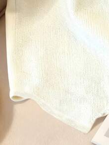 GlowEve Chaleco de punto sin mangas de cuello en V elegante para mujer, primavera/verano - Albaricoque - Ver 5