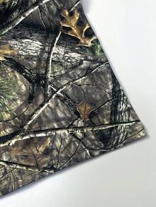 Men's Casual Long Sleeve Crewneck T-Shirt With Tree Branch Print, Autumn, Fall - Multicolor - View 4