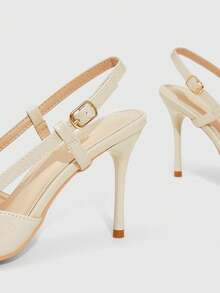 CUCCOO SZL Women Pumps Valentine's Day - Beige - View 5