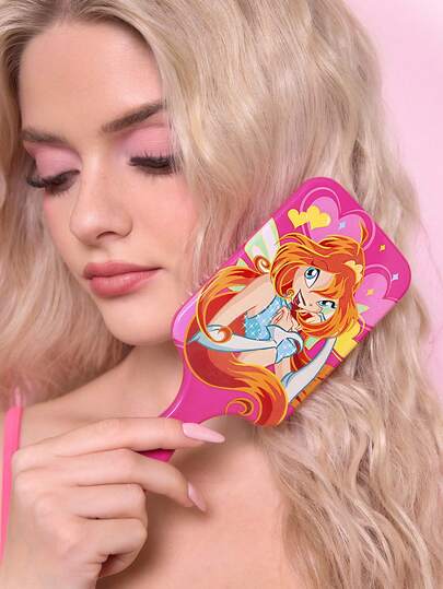 SHEIN Women  Massage Comb ,Volumizing Detangling Hair Brush, Women's Long Hair Massage Comb With Hollowed-Out Design For Home Use,Wet & Dry Dual Use Hair Styling Brush,Hair Tools,Hair Products For Barber Salon Beauty Women Hair Accessories